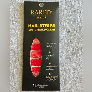 Red and Gold Nail Tools for Festive Glamour